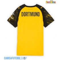 Camisa de time de futebol Borussia Dortmund Replicas 1º Equipamento Feminina 2025-26 Manga Curta